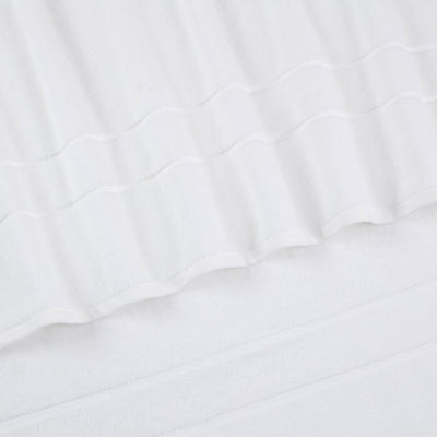 White closeup quilted fabric texture