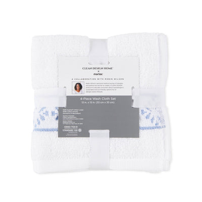 Clean Design Home Anti-Allergen Savoy 100% Supima Cotton 600 GSM Towel Set