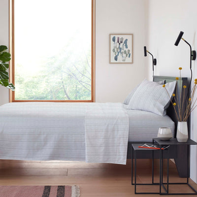 Clean Design Home Birch 300 Thread Count Super Soft Percale Printed Sheet Set