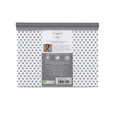 Clean Design Home Jack 300 Thread Count Super Soft Percale Sheet Set