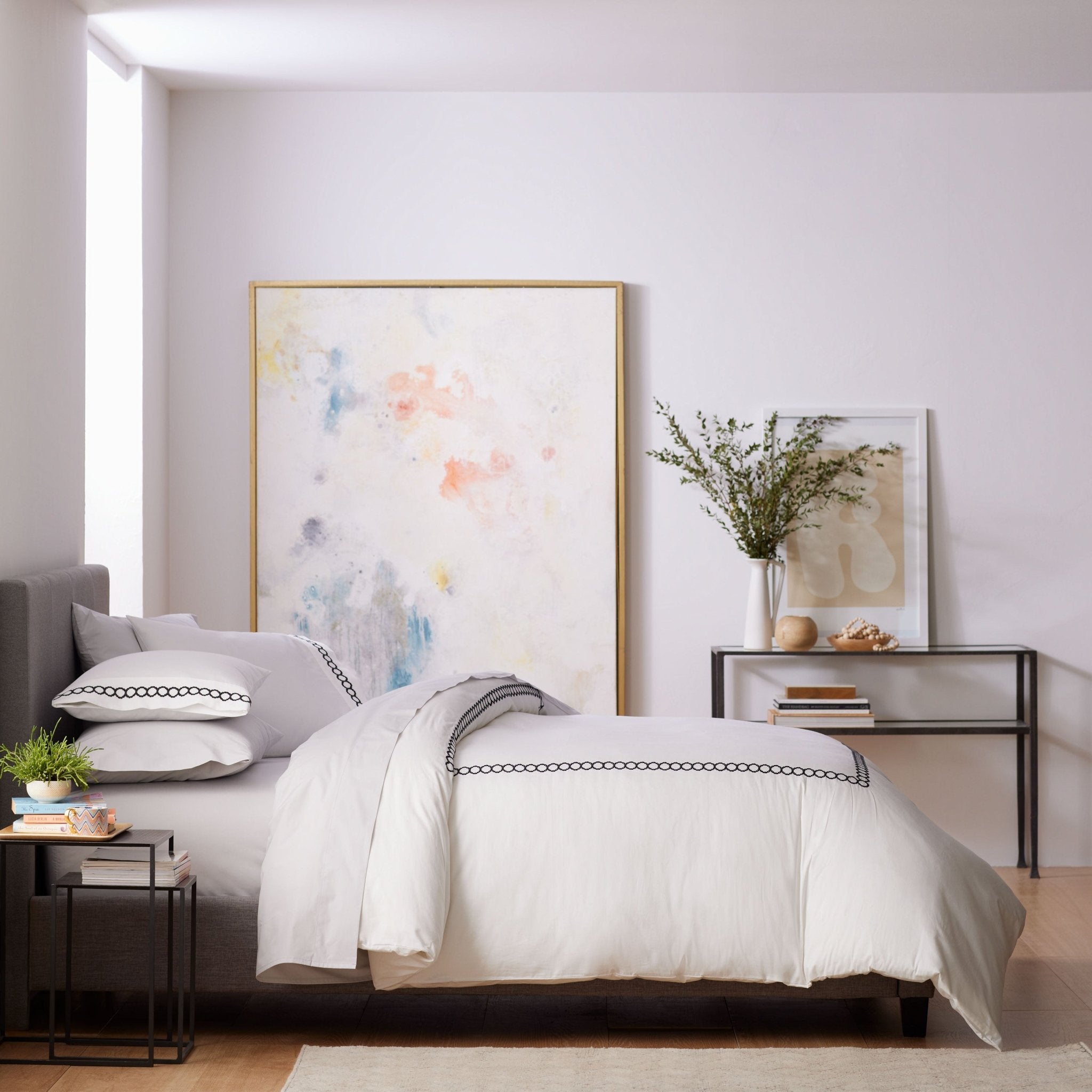 Clean Design Home Langston 100% Cotton 400 Thread Count Super Soft Comforter Set