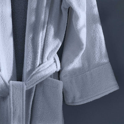 Clean Design Home Low Lint Terry Super Soft 100% Cotton Bath Robe