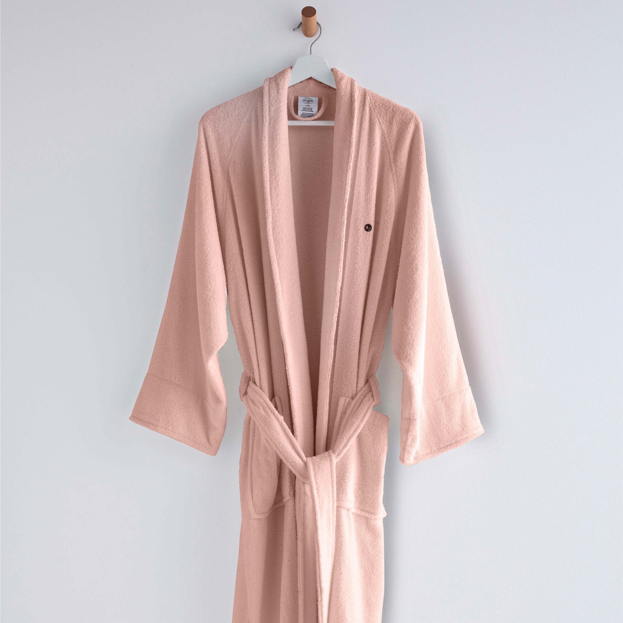 Clean Design Home Low Lint Terry Super Soft 100% Cotton Bath Robe