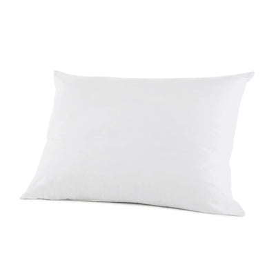 A plain white rectangular pillow shown alone on a clean white background.