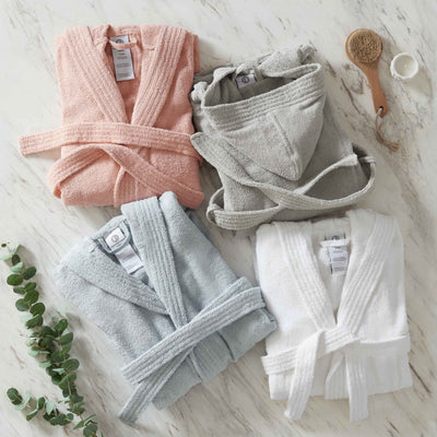 Clean Design Home Youth Hooded 100% Cotton Bath Robe