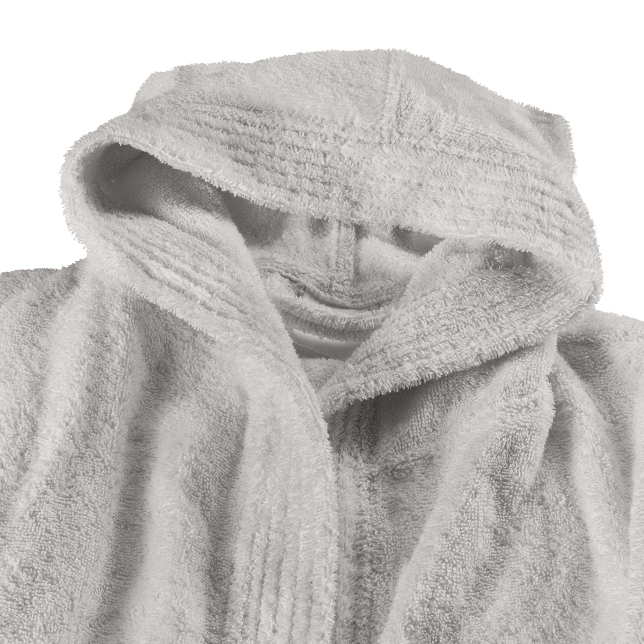 Clean Design Home Youth Hooded 100% Cotton Bath Robe