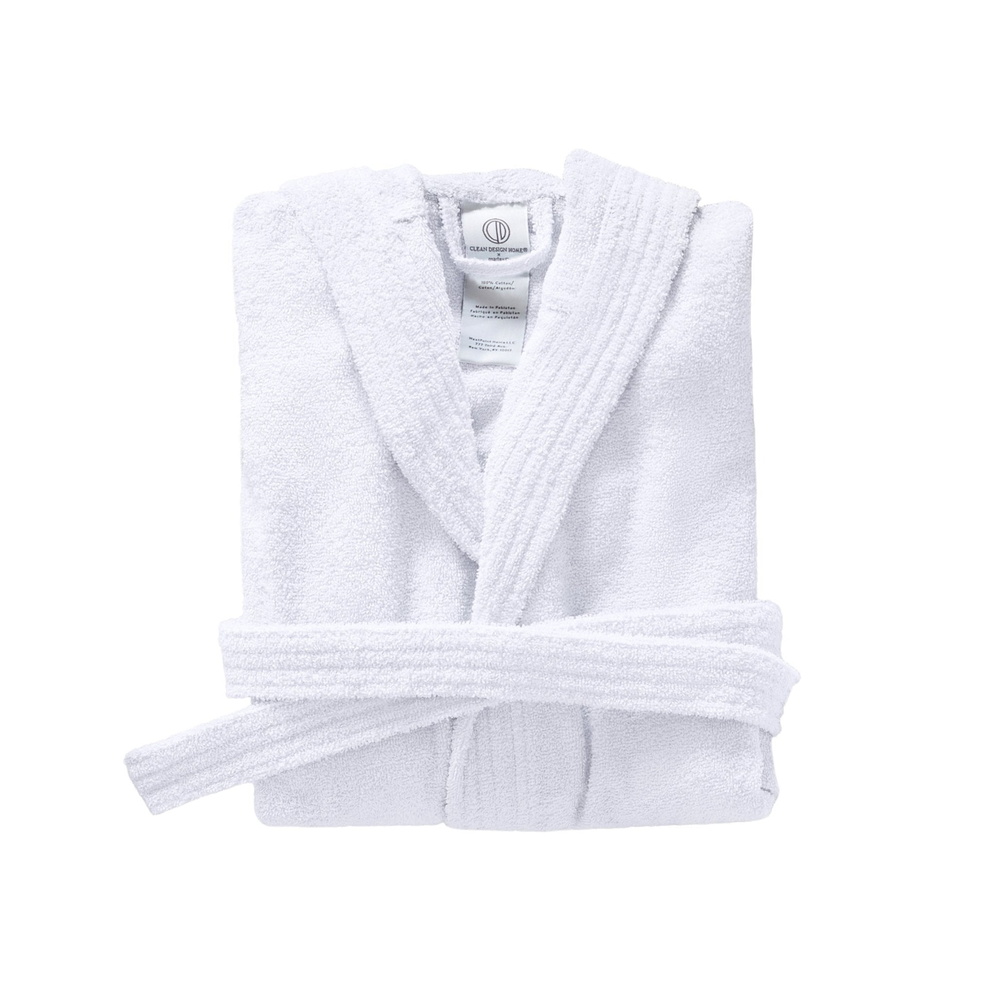 Clean Design Home Youth Hooded 100% Cotton Bath Robe