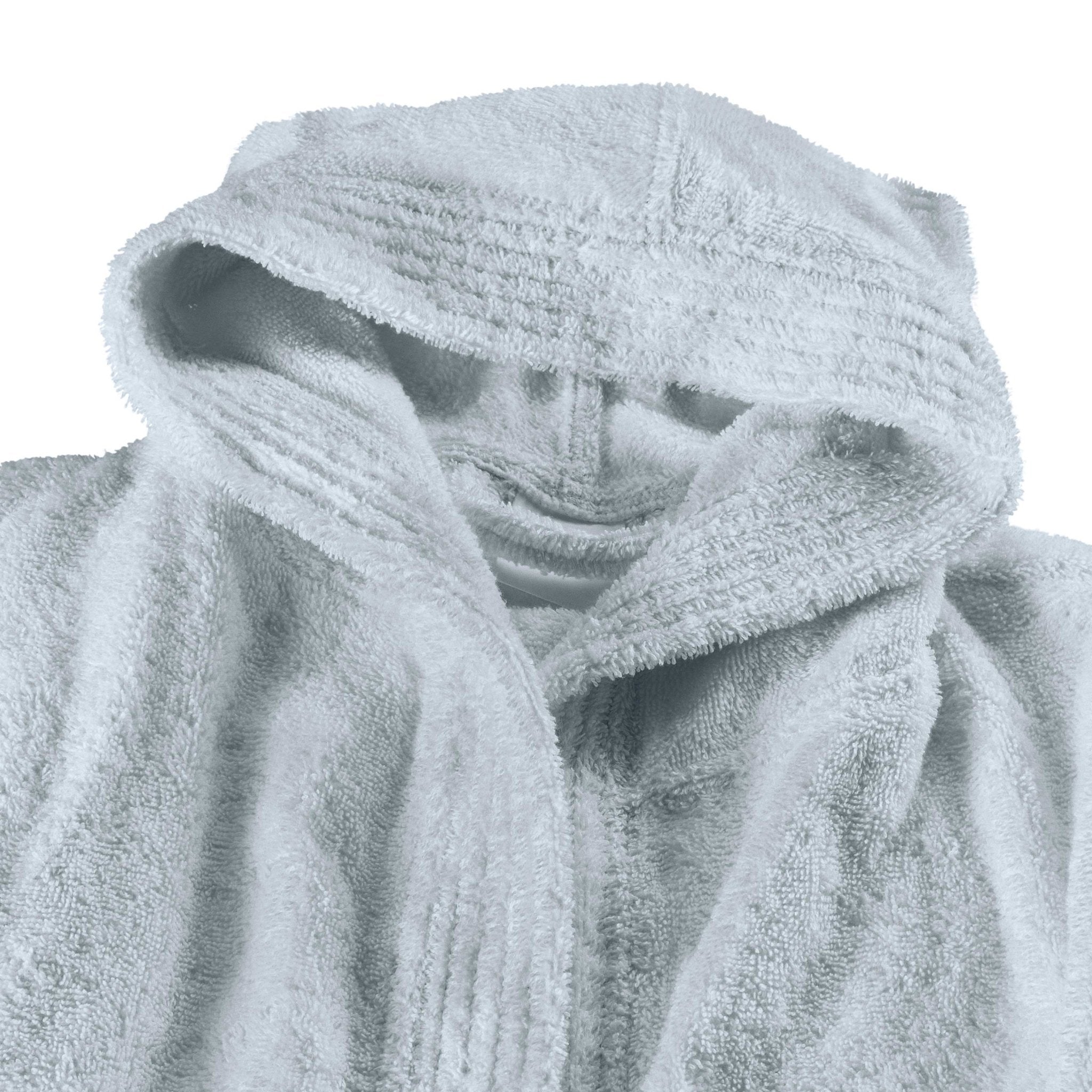 Clean Design Home Youth Hooded 100% Cotton Bath Robe