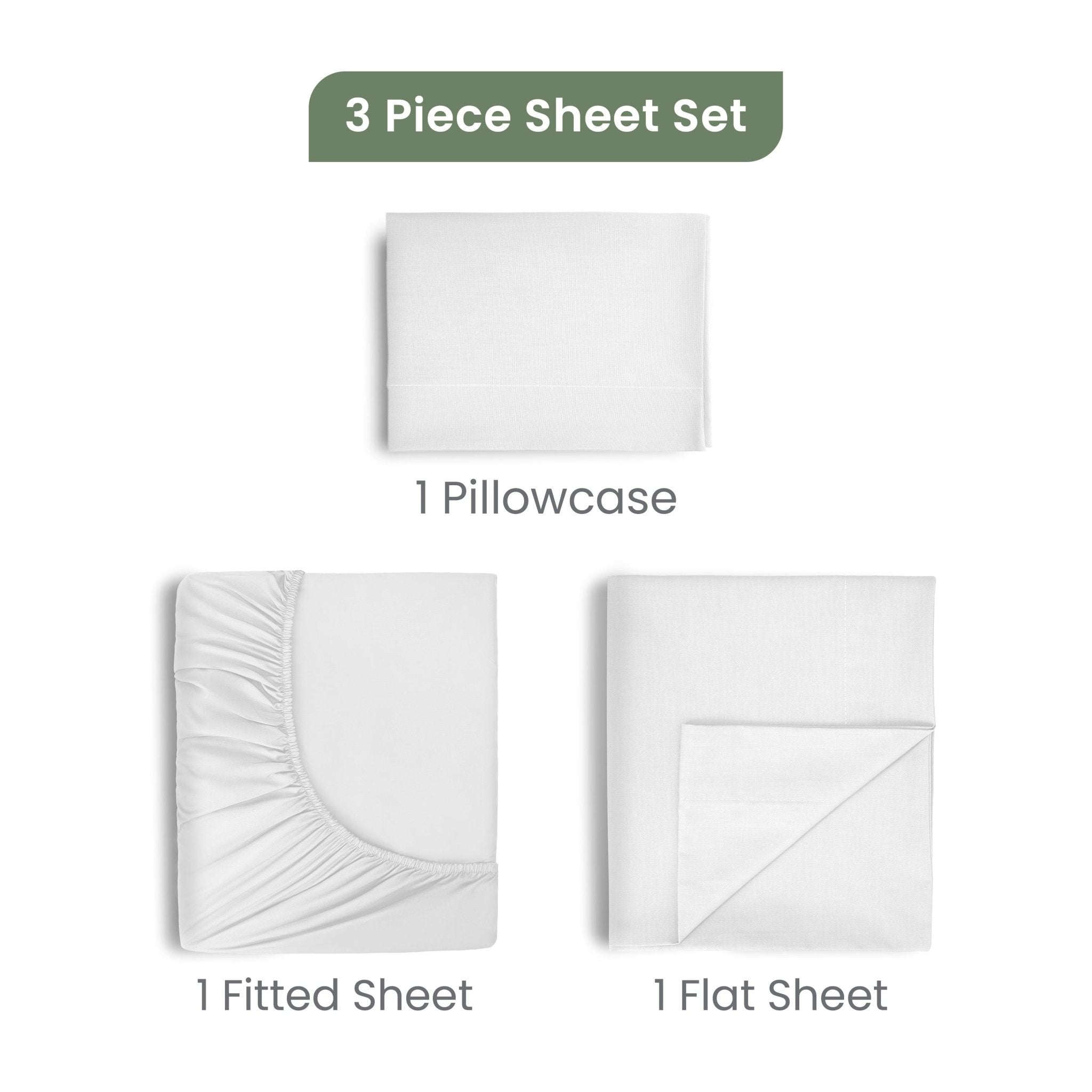 EcoPure Comfort Wash Soft 100% Cotton Collection Sheet Set
