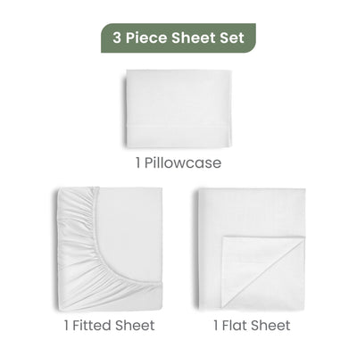 EcoPure Comfort Wash Soft 100% Cotton Collection Sheet Set