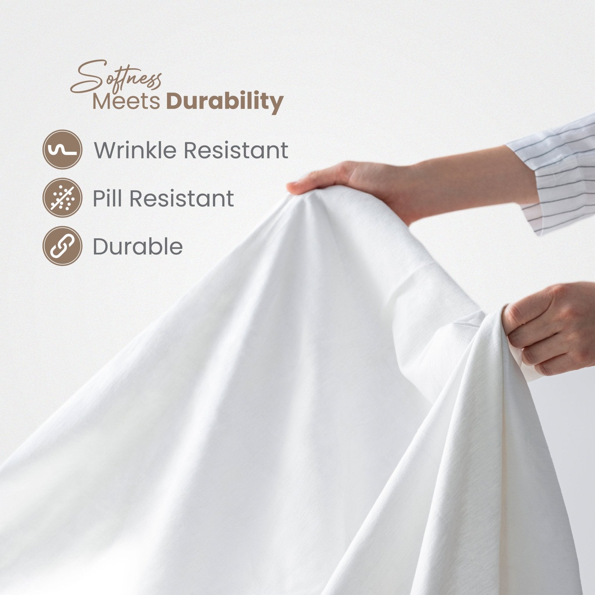 EcoPure Comfort Wash Soft 100% Cotton Collection Sheet Set