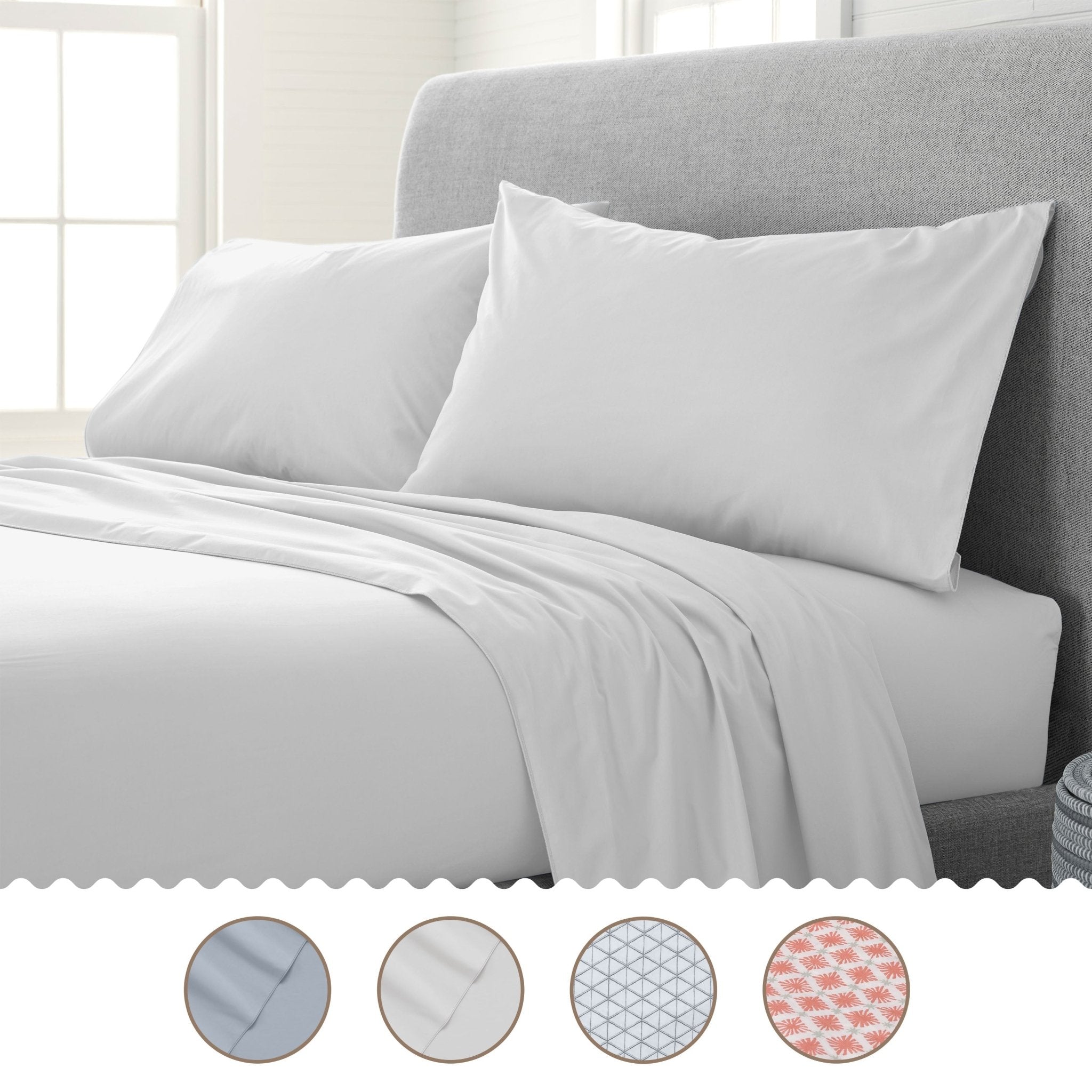 EcoPure Comfort Wash Soft 100% Cotton Collection Sheet Set