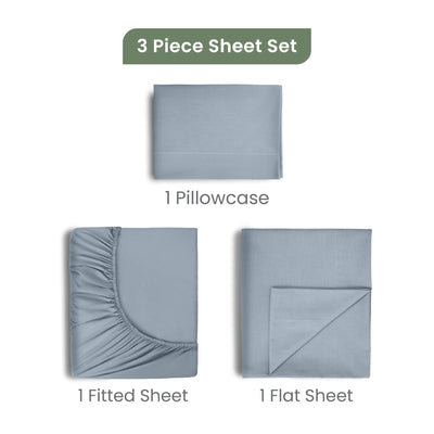 EcoPure Comfort Wash Soft 100% Cotton Collection Sheet Set