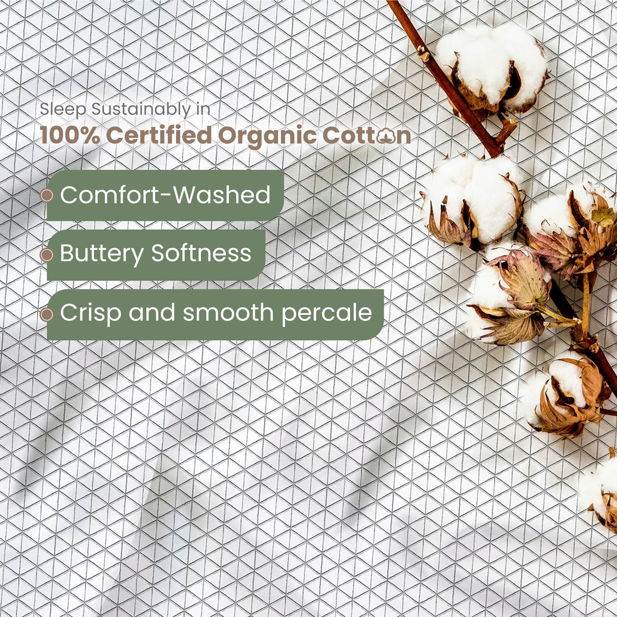 EcoPure Comfort Wash Soft 100% Cotton Collection Sheet Set