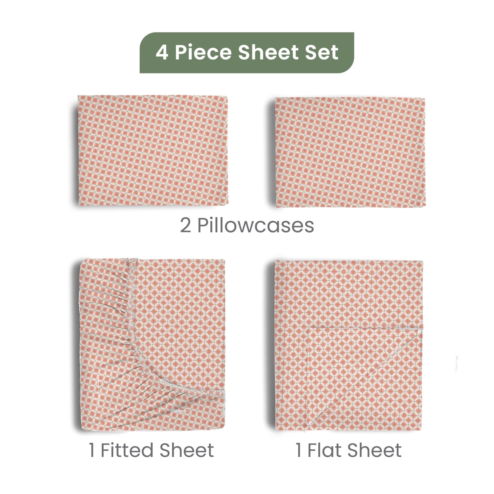 EcoPure Comfort Wash Soft 100% Cotton Collection Sheet Set