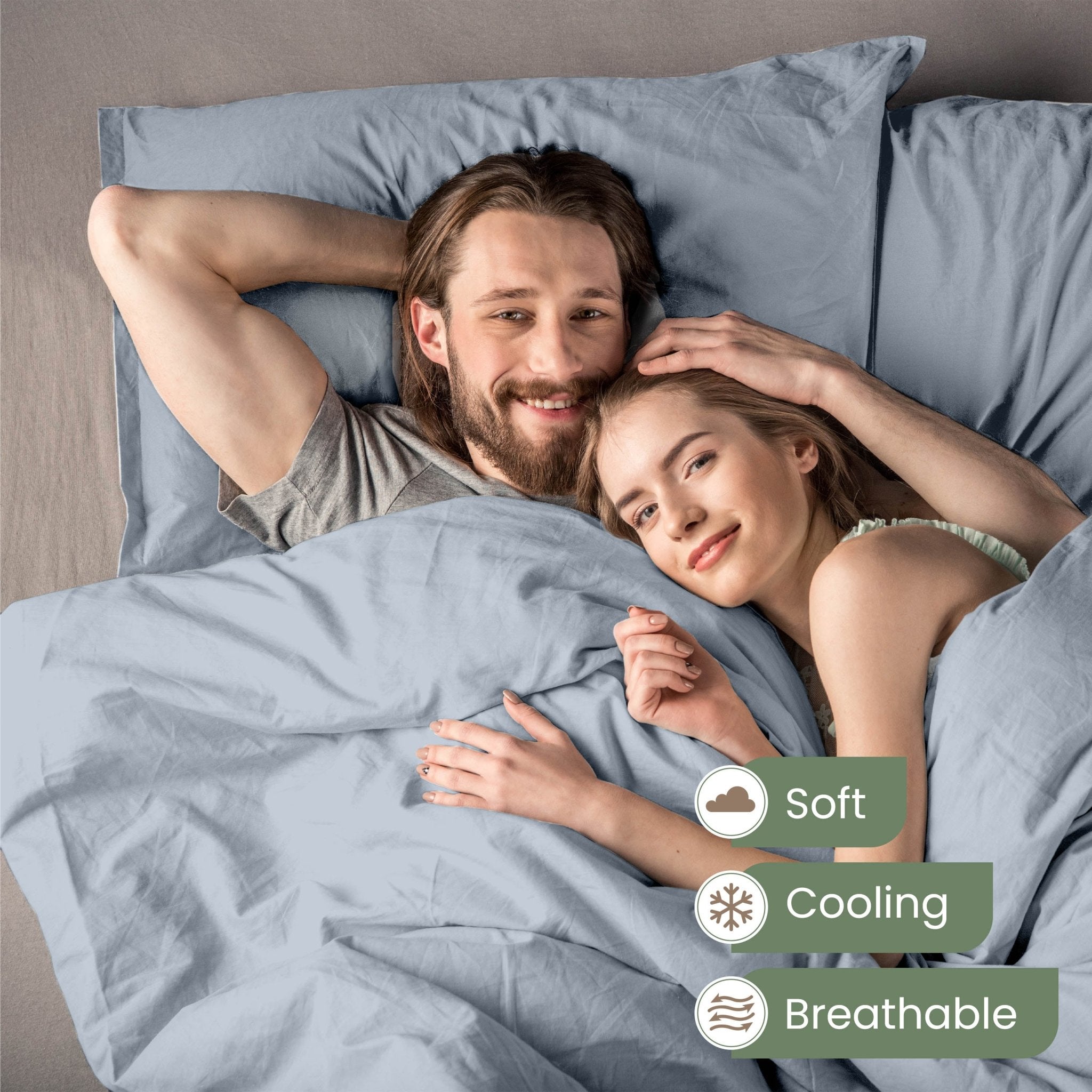 EcoPure Comfort Wash Soft 100% Cotton Collection Sheet Set