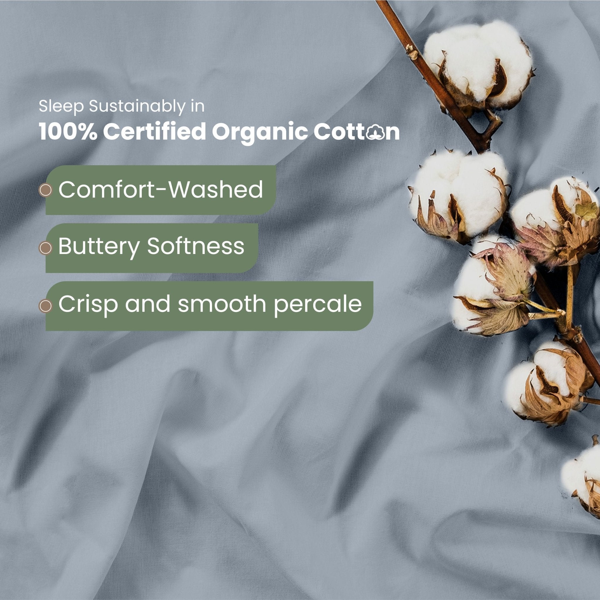 EcoPure Comfort Wash Soft 100% Cotton Collection Sheet Set