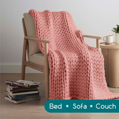 Vellux Weighted Chunky knit Blanket