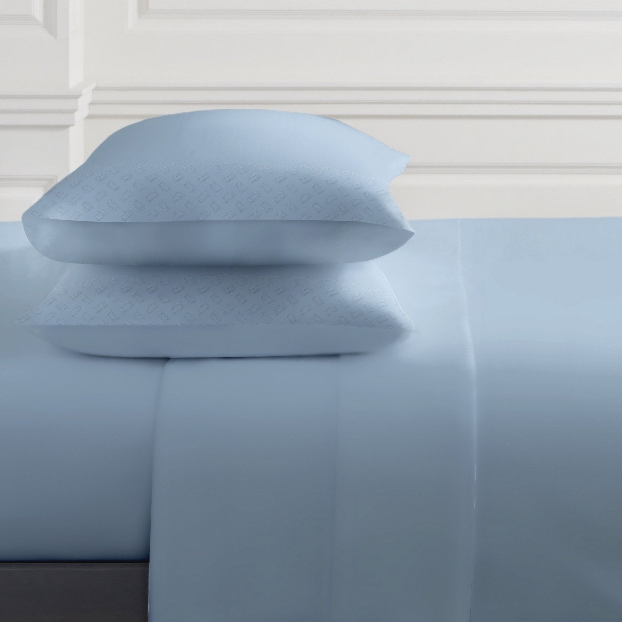 Lemon Tree Giselle Twin Soft Blue Sheet Set