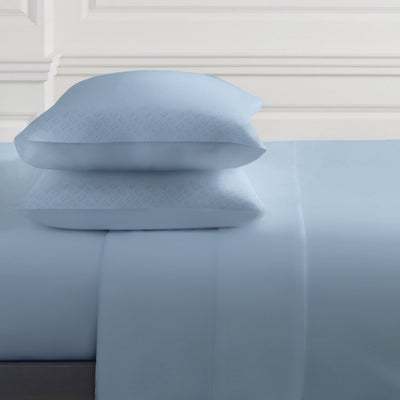 Lemon Tree Giselle Twin Soft Blue Sheet Set