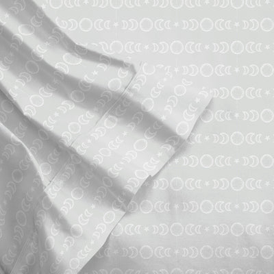 Lemon Tree Leilani Full Gray Sheet Set