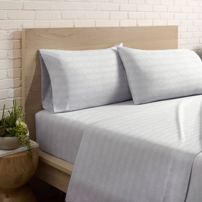 Lemon Tree Leilani Full Gray Sheet Set