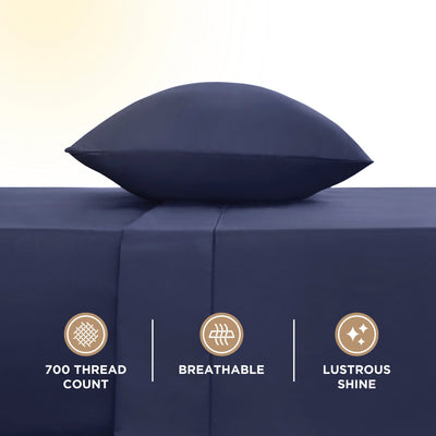 Martex 100% Luxury Supima Cotton 700 Thread Count Solid Sheet Set
