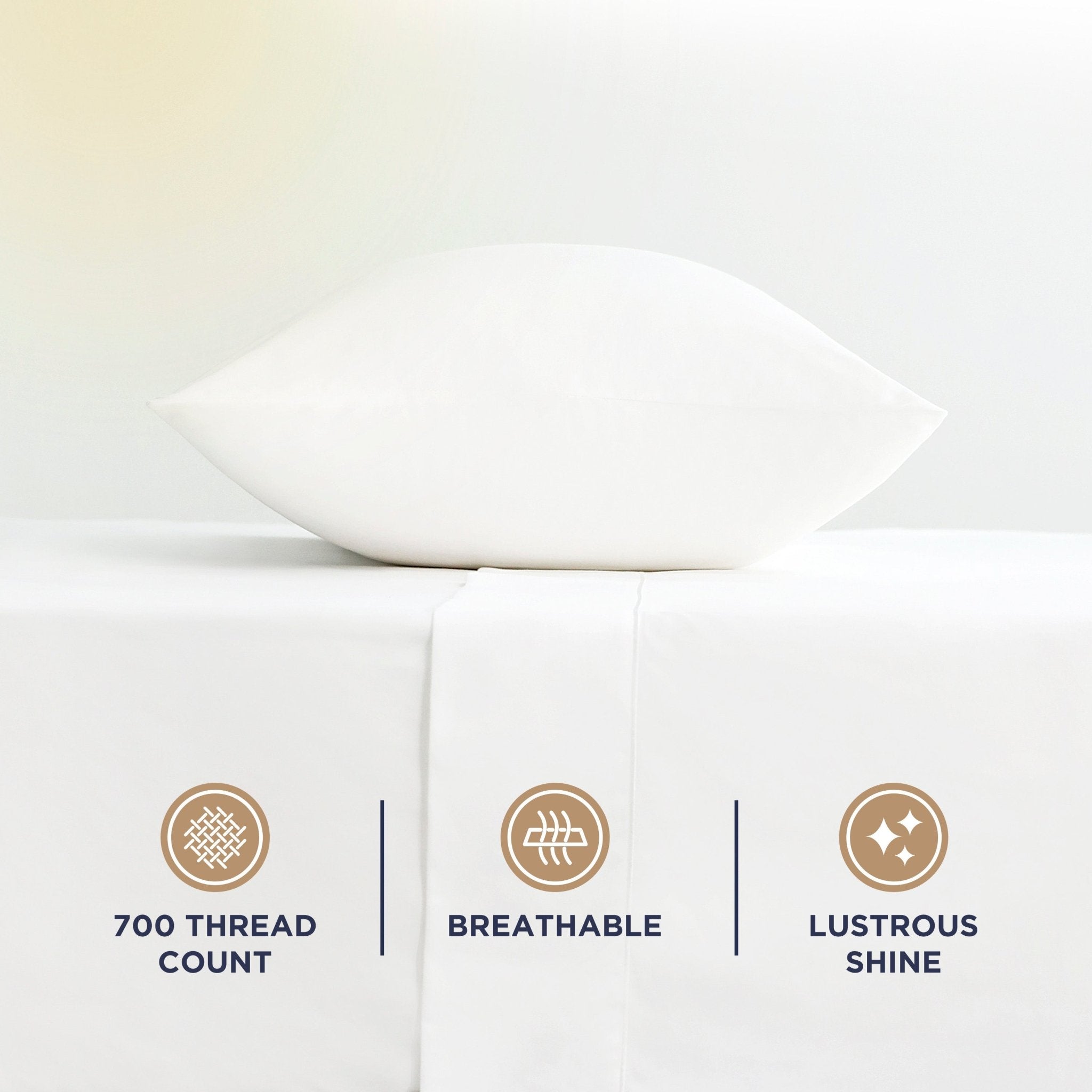 Martex 100% Luxury Supima Cotton 700 Thread Count Solid Sheet Set