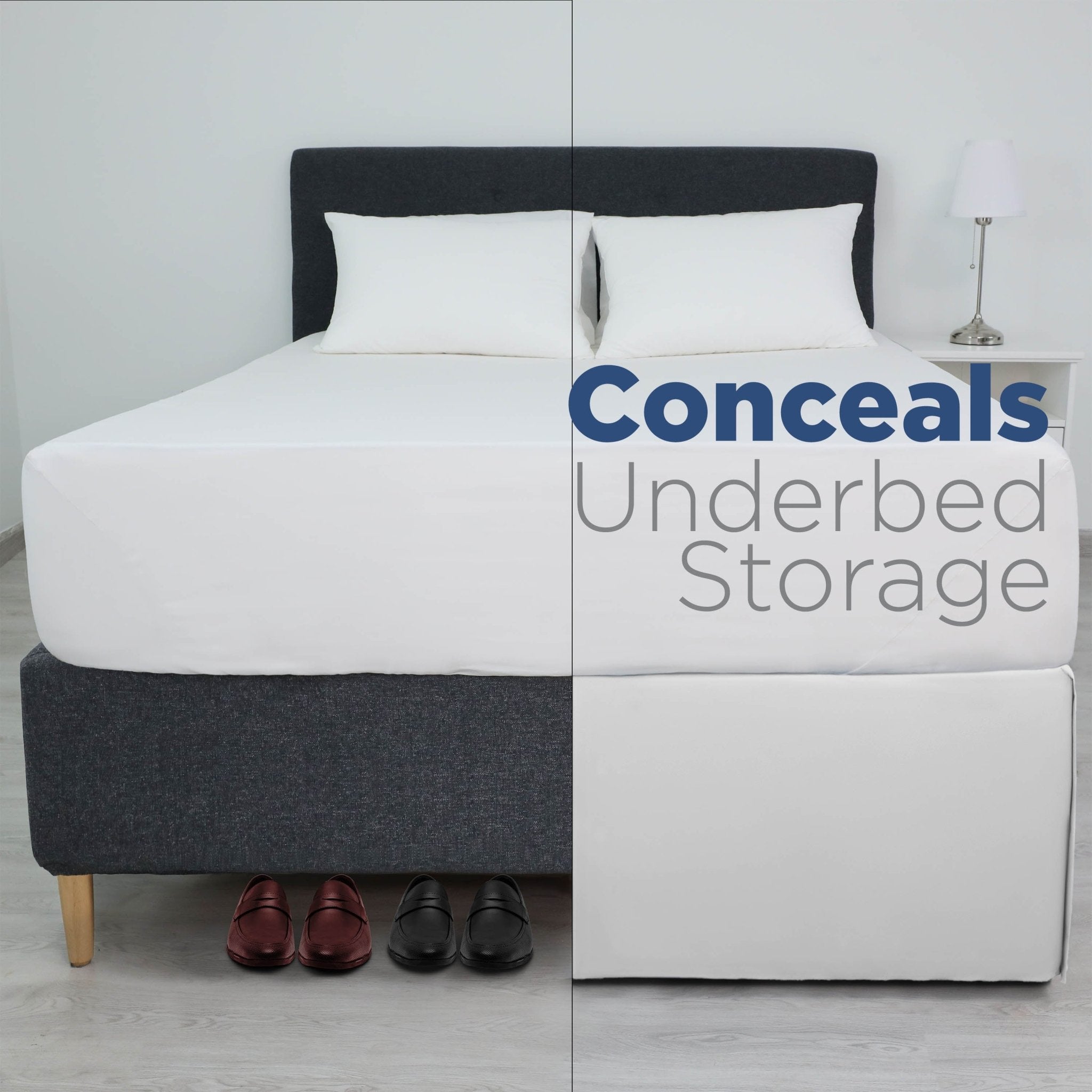 Martex 21-inch Drop Extra Long Solid Bed Skirt