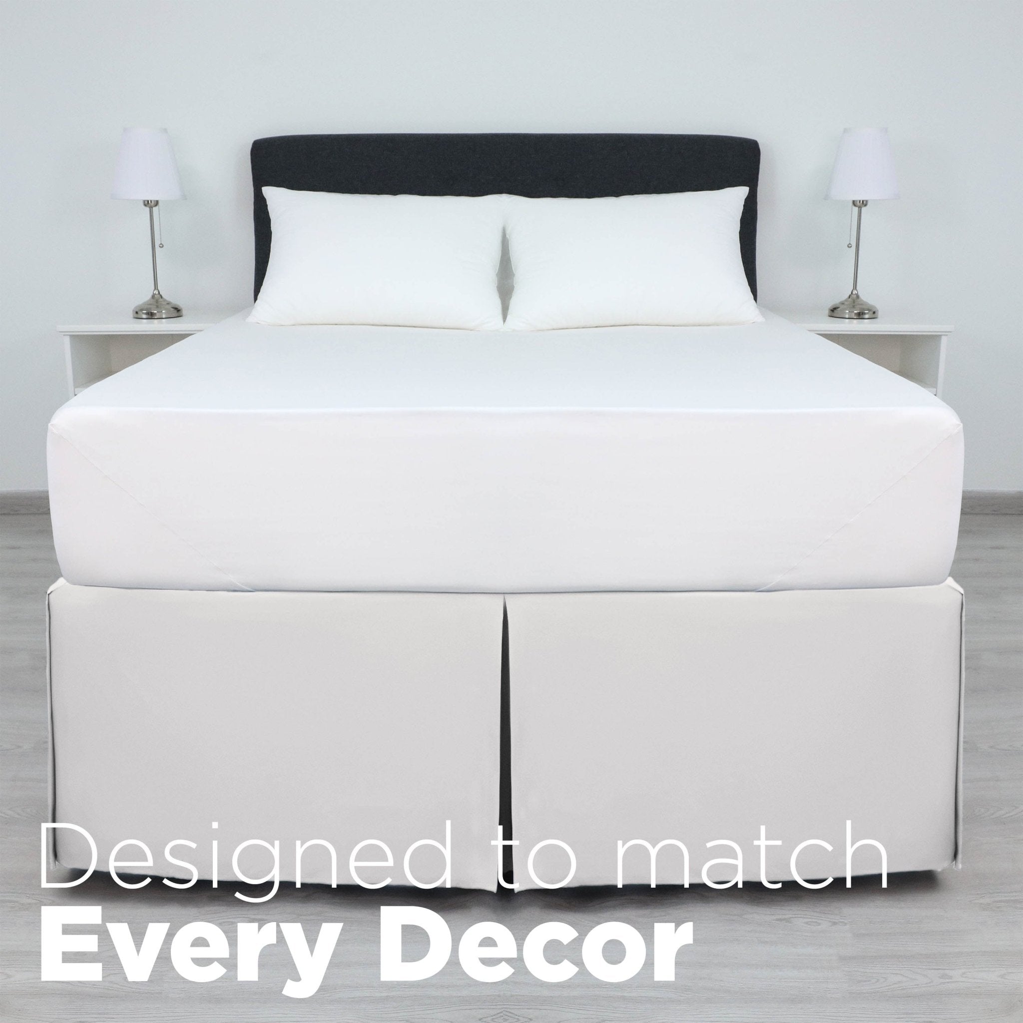 Martex 21-inch Drop Extra Long Solid Bed Skirt