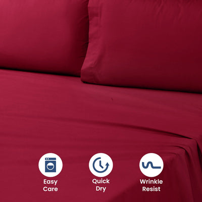 Martex 225 Thread Count Soft Wrinkle Resistant Sheet Set