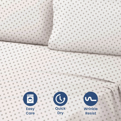 Martex 225 Thread Count Soft Wrinkle Resistant Sheet Set