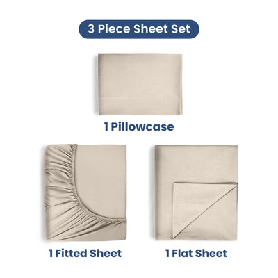 Martex 400 Thread Count 100% Cotton Solid Sheet Set