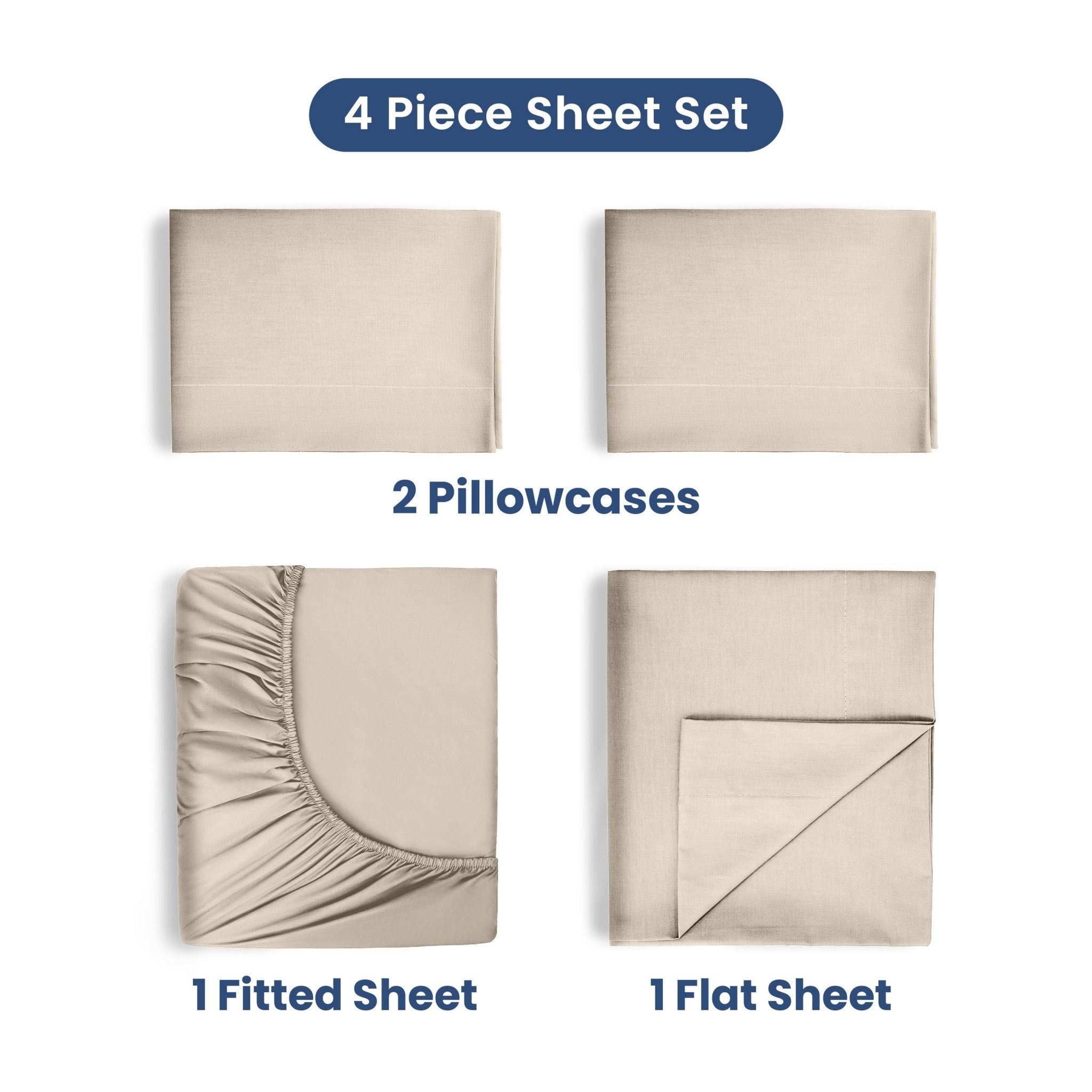 Martex 400 Thread Count 100% Cotton Solid Sheet Set