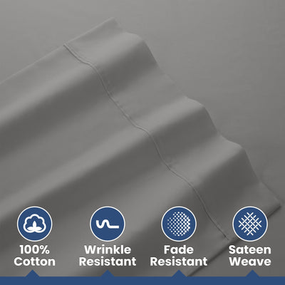 Martex 400 Thread Count 100% Cotton Solid Sheet Set