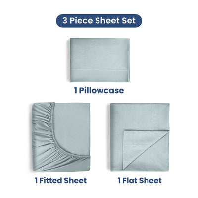 Martex 400 Thread Count 100% Cotton Solid Sheet Set