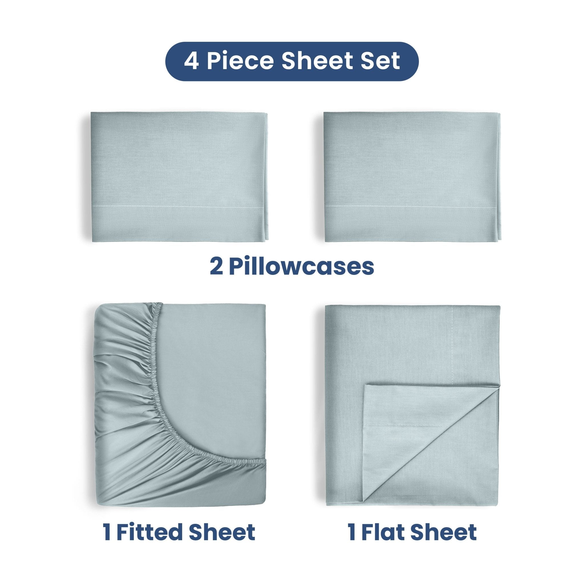 Martex 400 Thread Count 100% Cotton Solid Sheet Set