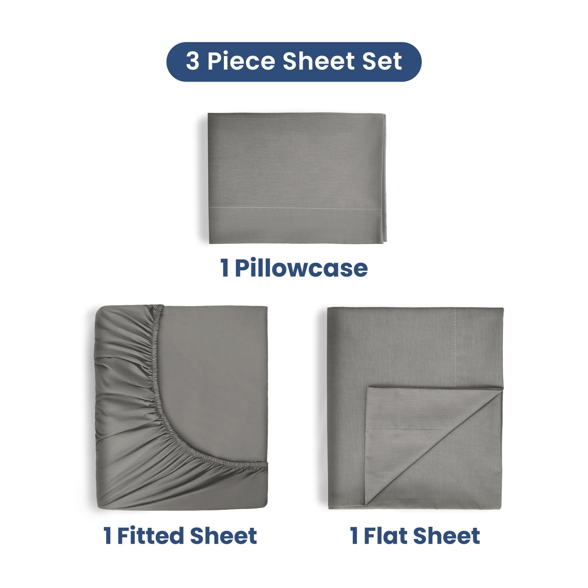 Martex 400 Thread Count 100% Cotton Solid Sheet Set