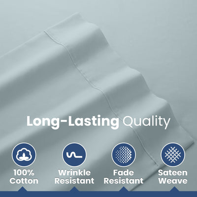 Martex 400 Thread Count 100% Cotton Solid Sheet Set