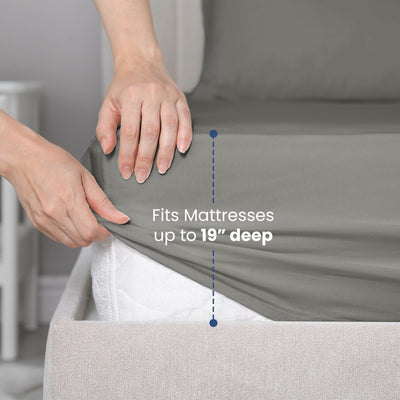 Martex 400 Thread Count 100% Cotton Solid Sheet Set