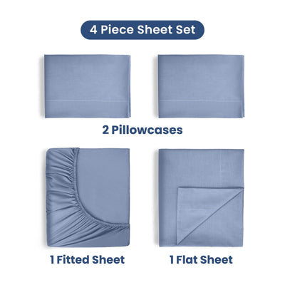 Martex 400 Thread Count 100% Cotton Solid Sheet Set