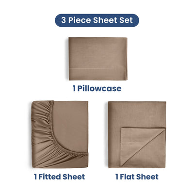 Martex 400 Thread Count 100% Cotton Solid Sheet Set