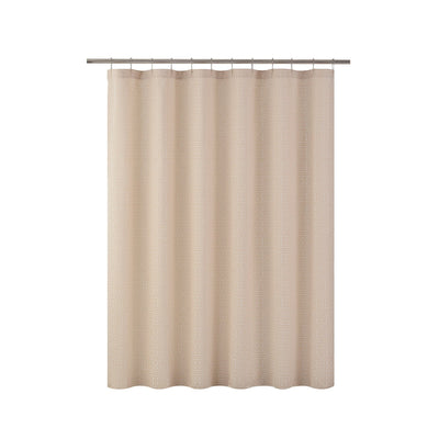 Martex Arcadia Dune 72x72 Reversible Pebble Shower Curtain