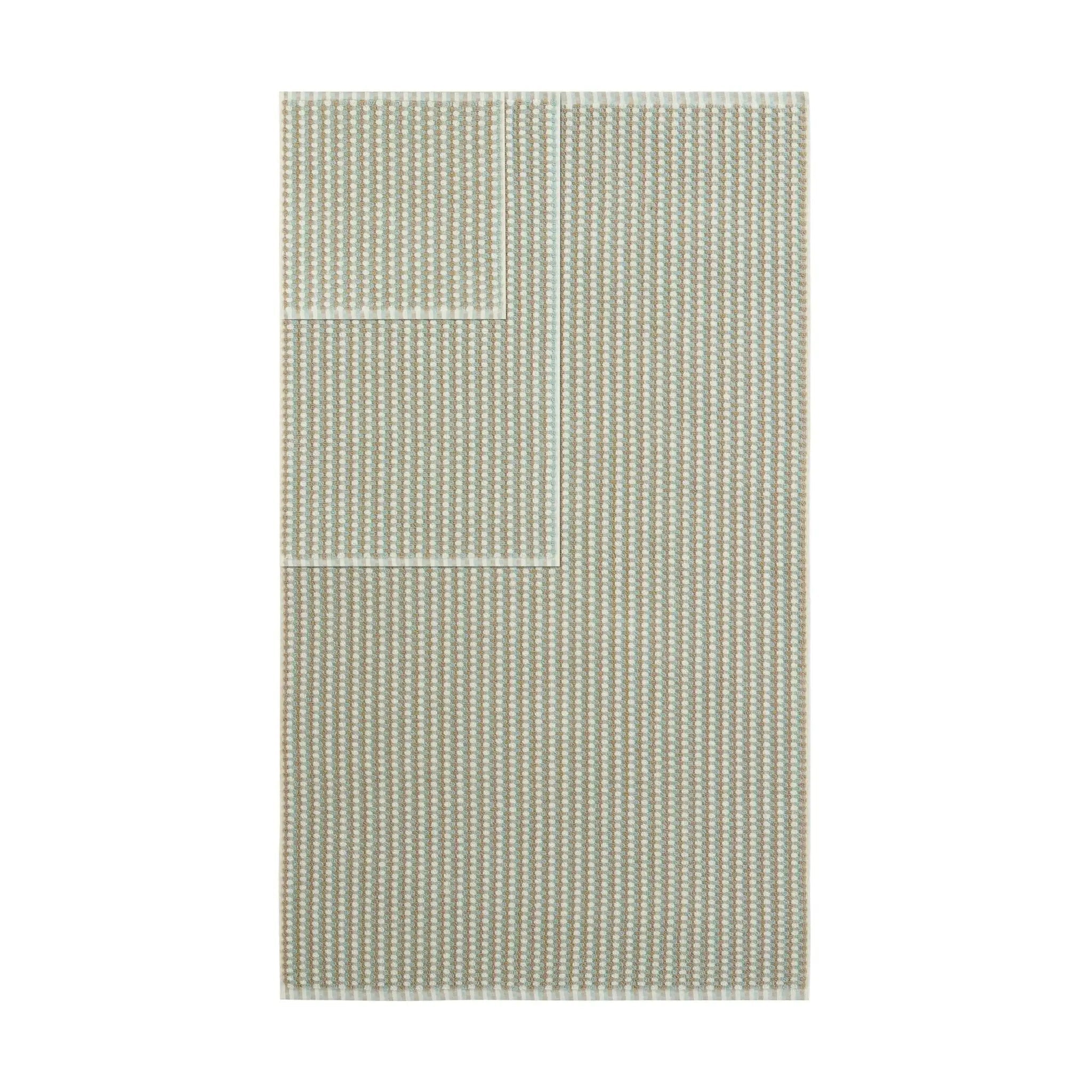 A silo of pebble towels shown flat against a solid white background.