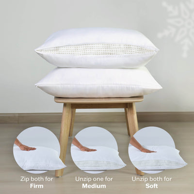 Martex Brrr Cooling All Sleeper White Blown Bed Pillow