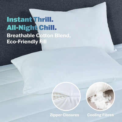 Martex Brrr Cooling All Sleeper White Blown Bed Pillow