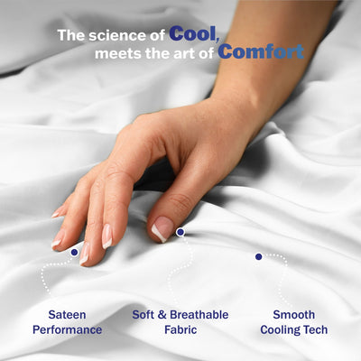 Martex Brrr Cooling Effect Solid Sheet Set
