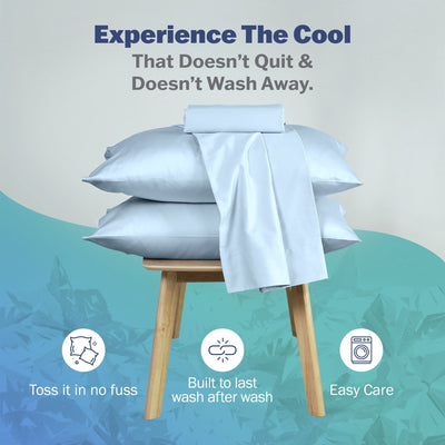 Martex Brrr Cooling Effect Solid Sheet Set