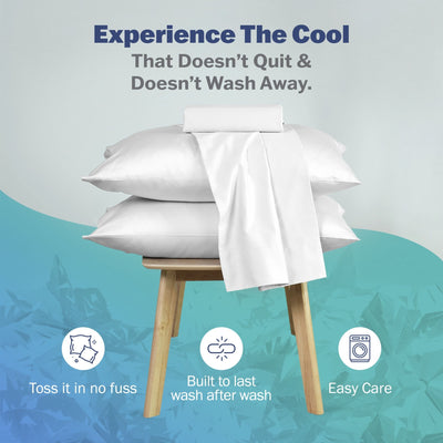 Martex Brrr Cooling Effect Solid Sheet Set