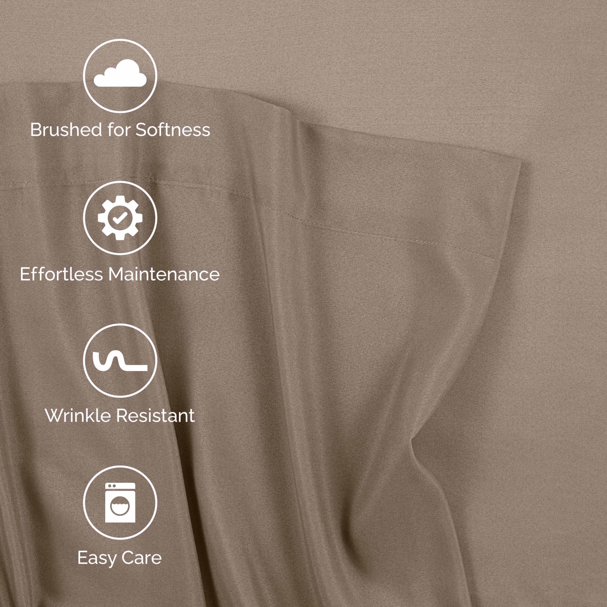 Martex Easy Living Brushed Microfiber Wrinkle Resistant Sheet Set